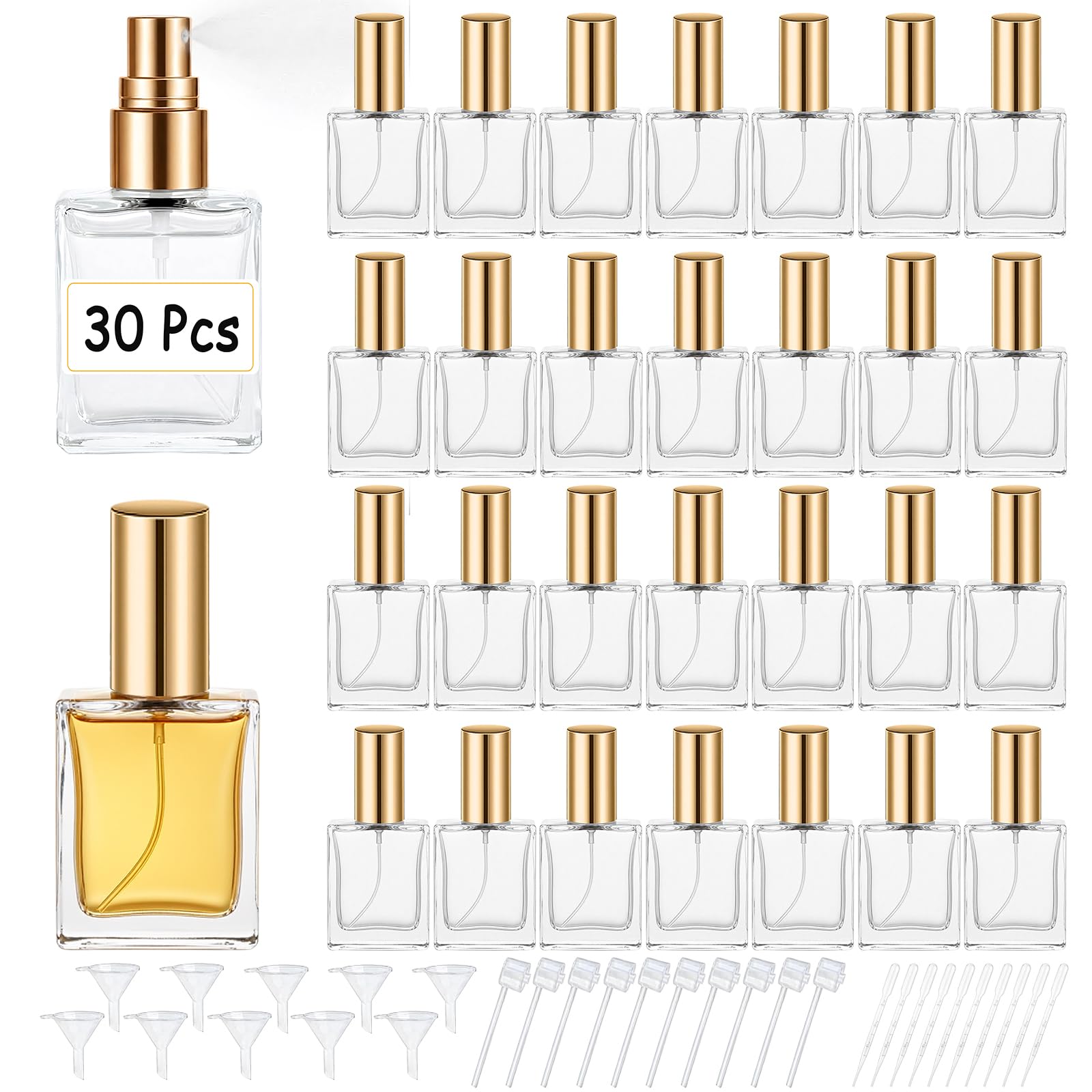 Perfume Fragrance World Qahwa - High quality 30 15ml clear glass