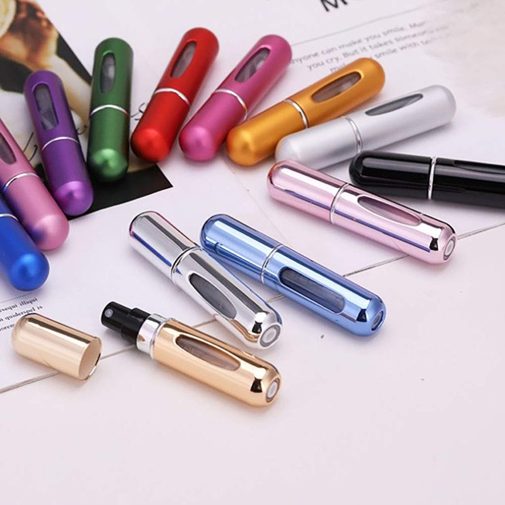 Fragrance Atomizer Pump - Refillable Mini Perfume Bottle Portable Cosmetic