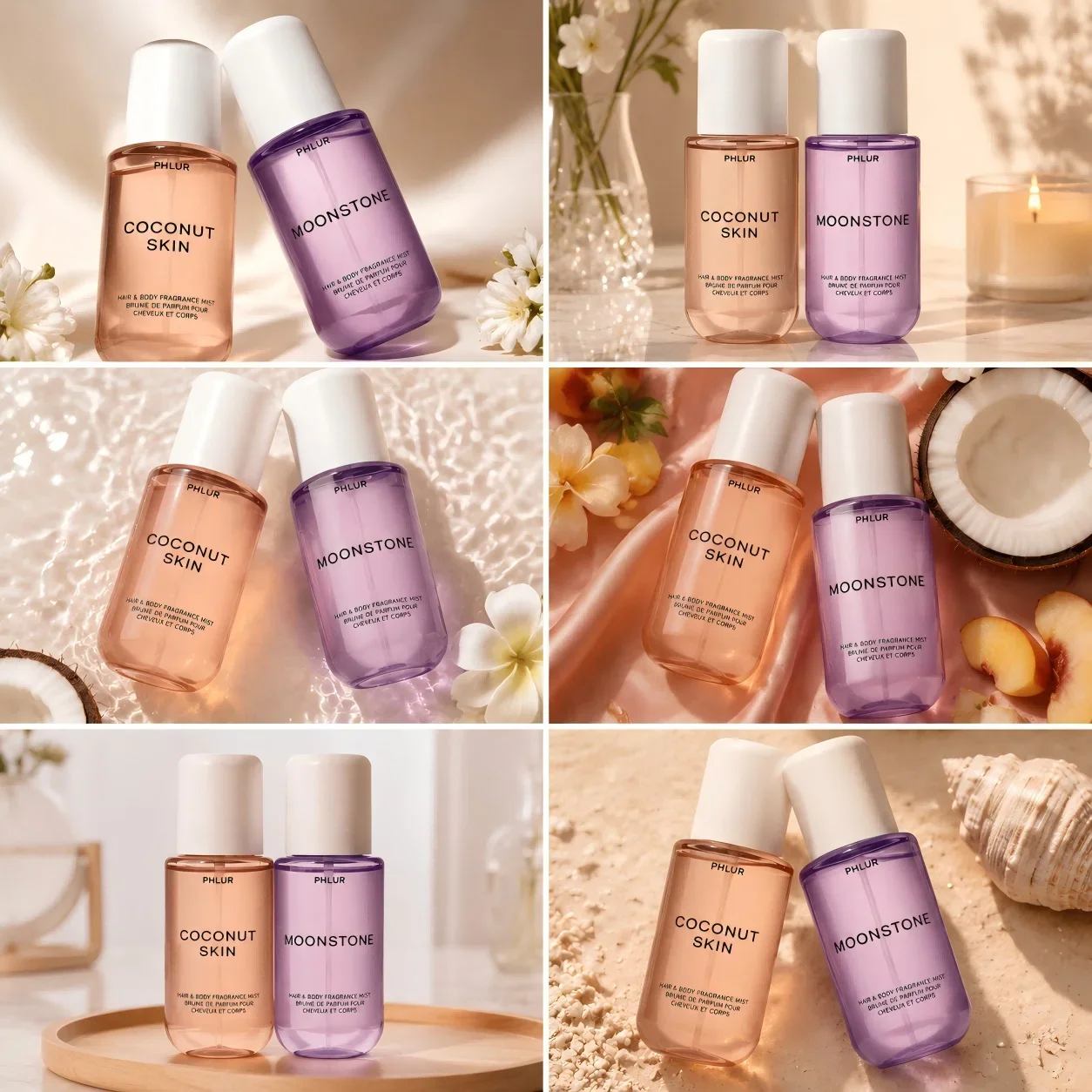 Perfume Fragrance For Women - PHLUR Coconut Skin & Moonstone Hair