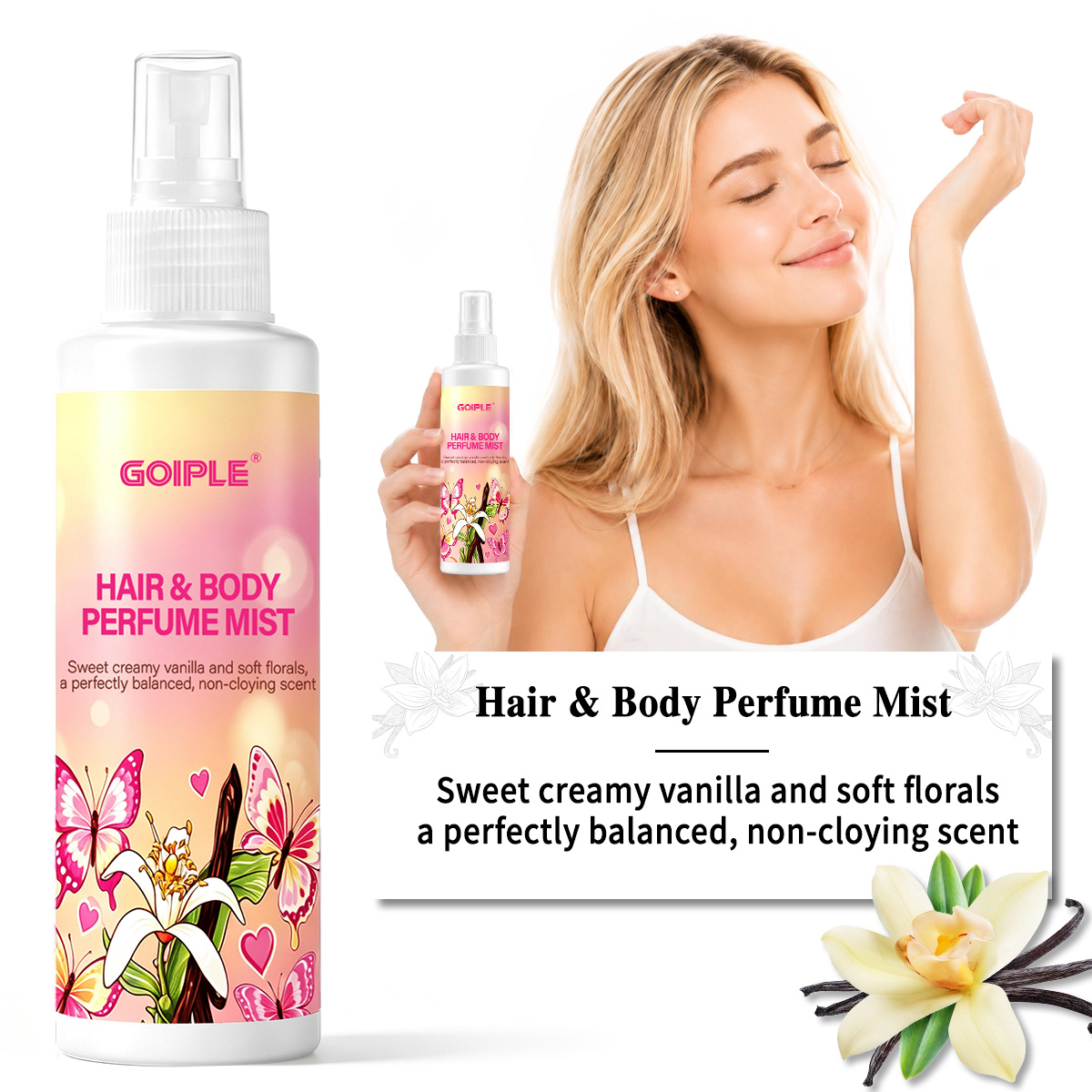 Hair & Body Perfume Mist Body  - Perfume Light Fragrance ulasan dan harga