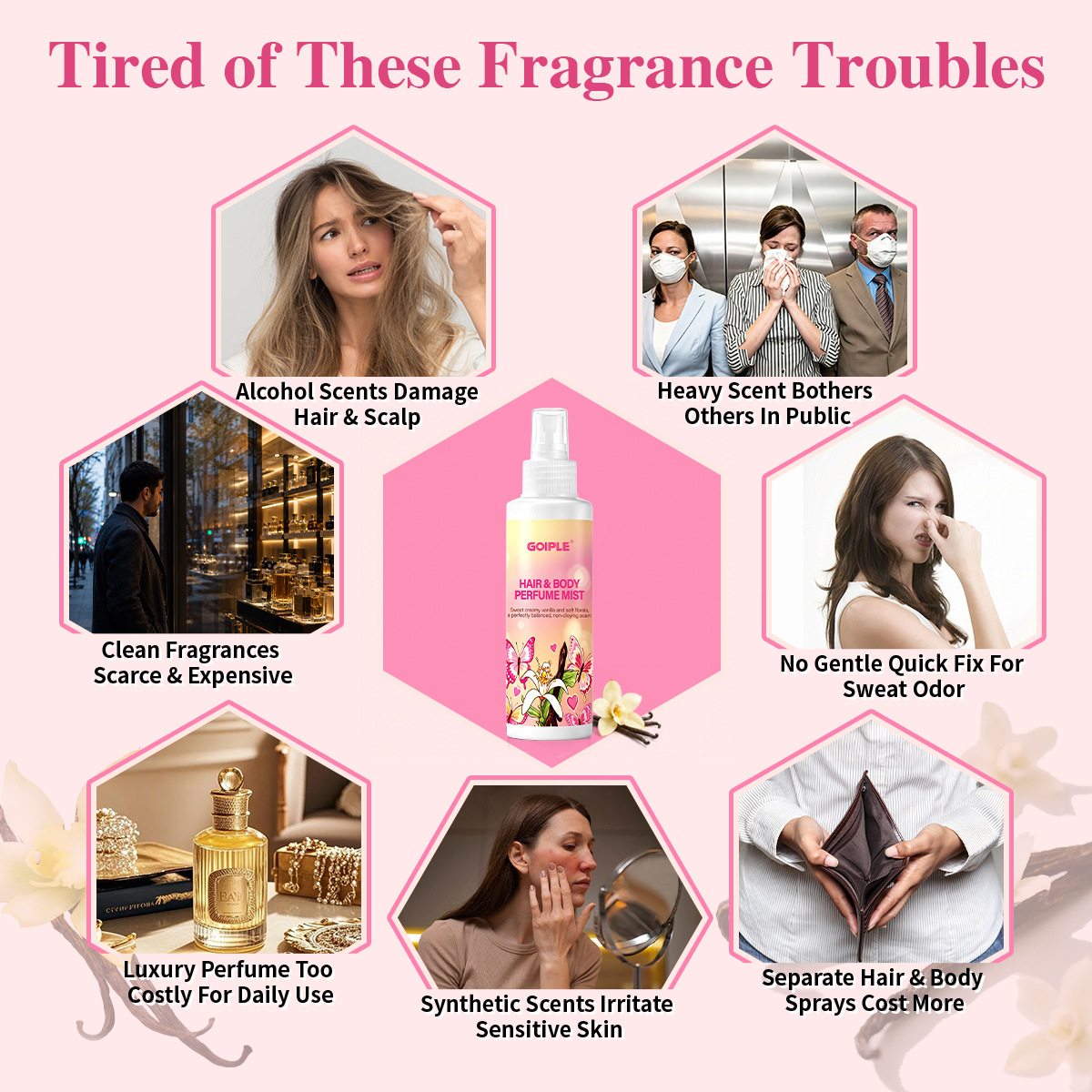 Hair & Body Perfume Mist Body  - Perfume Light Fragrance ulasan dan harga