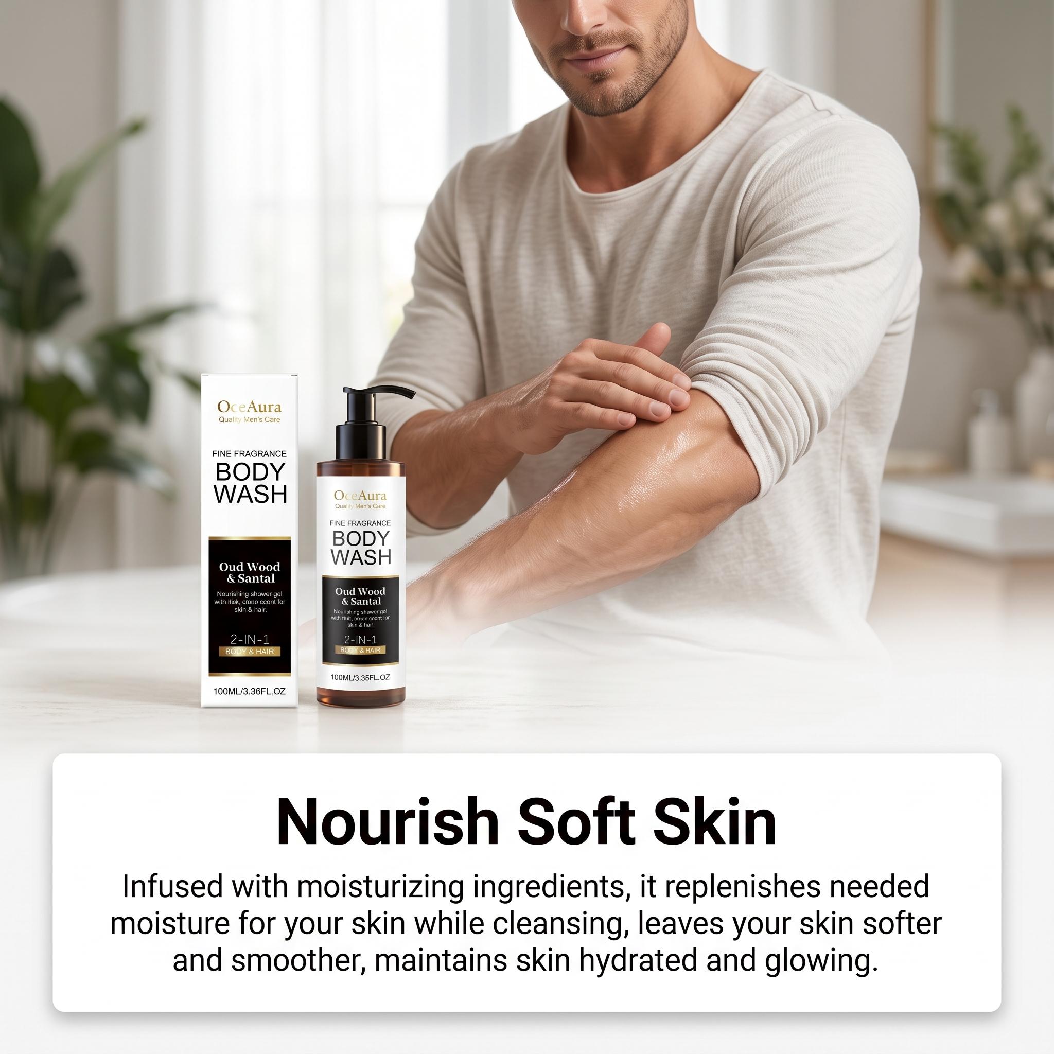 OceAura Sandalwood Body Wash F - Perfume Fragrance Body Lotion ulasan dan harga