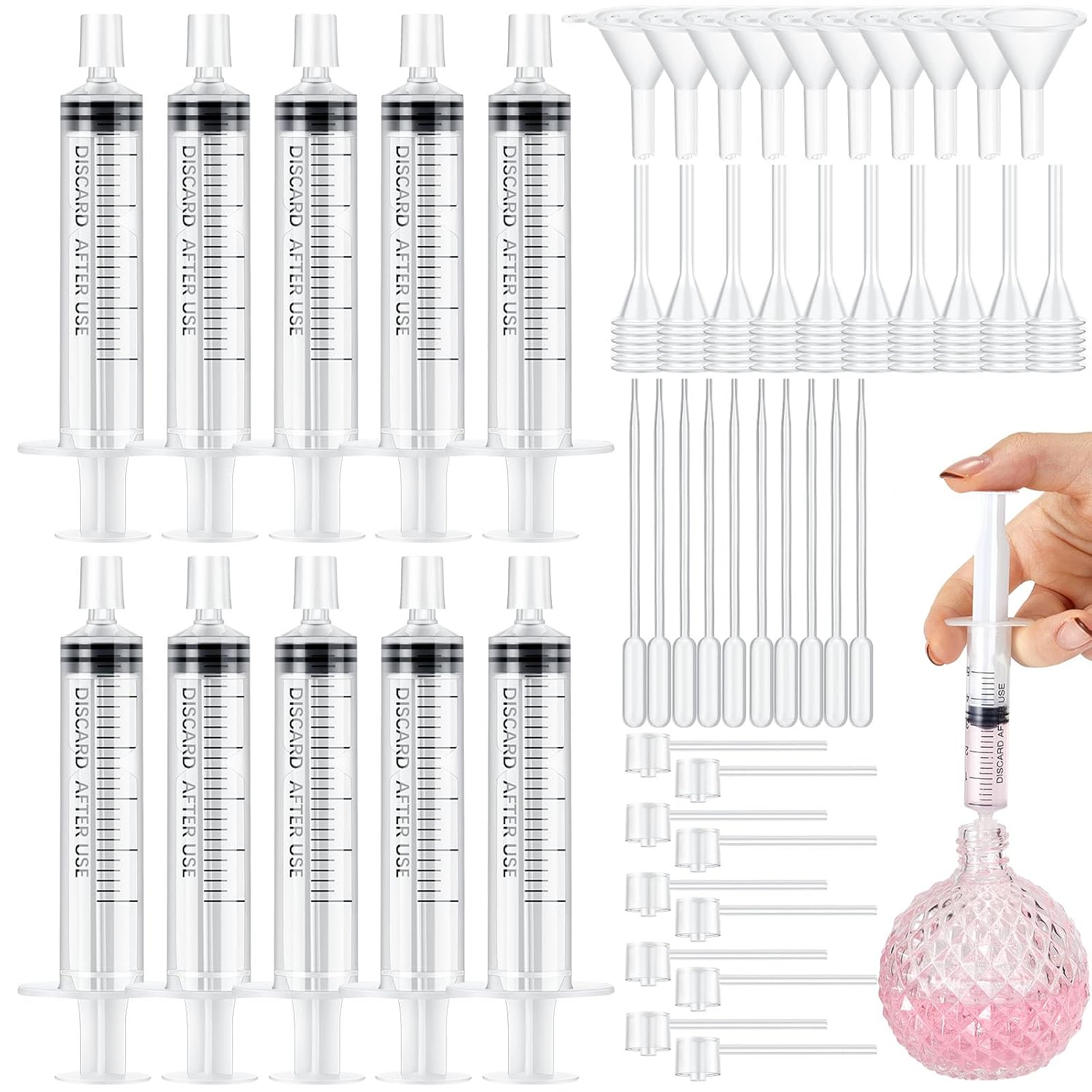 25/50PCS  perfume refill pump  - Fragrance Atomizer Pump ulasan dan harga