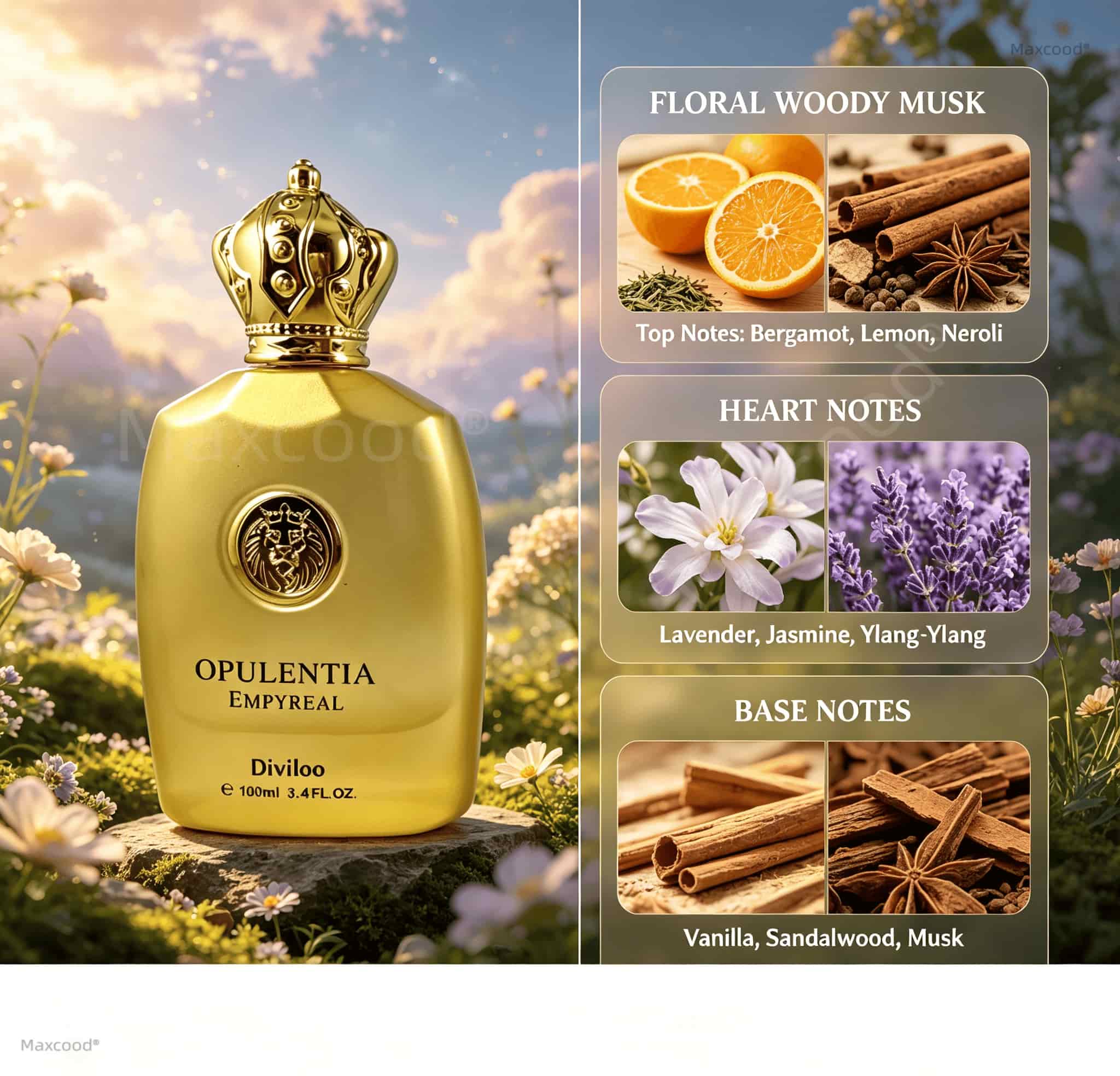Floral, Woody, and Musky Notes - Perfume Luxury Fragrance ulasan dan harga