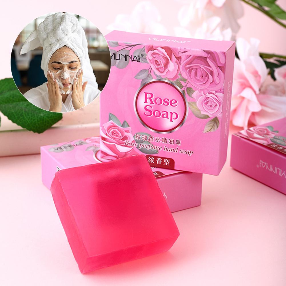 Pure Handmade Natural Rose Ess - Perfume Fragrance Soap ulasan dan harga