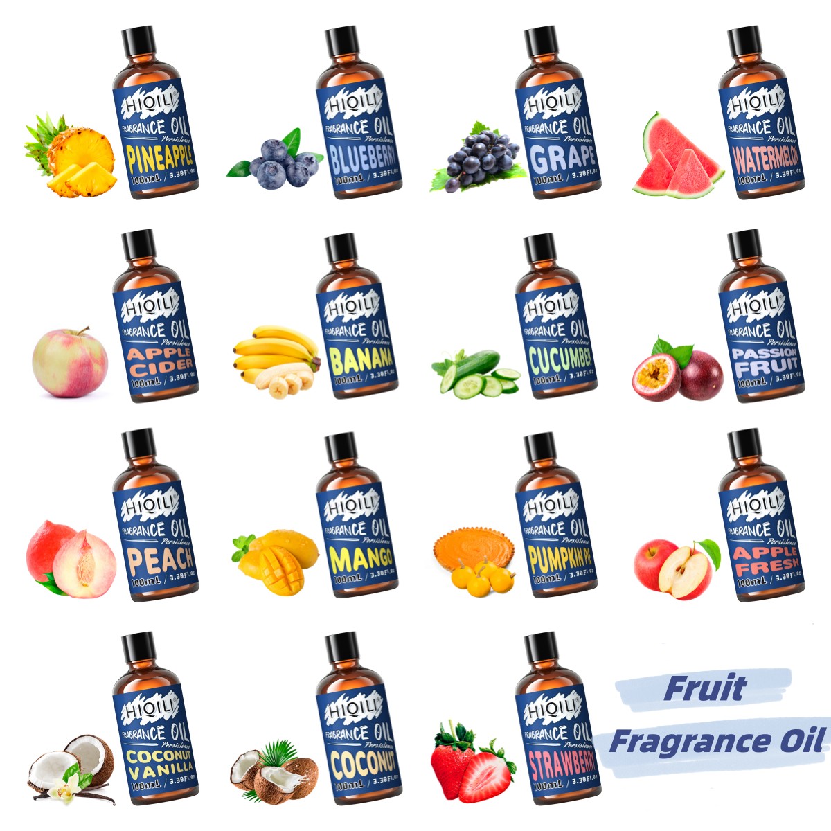 HIQILI 100mL Fruit Fragrance O - Perfume Fragrance Soap ulasan dan harga
