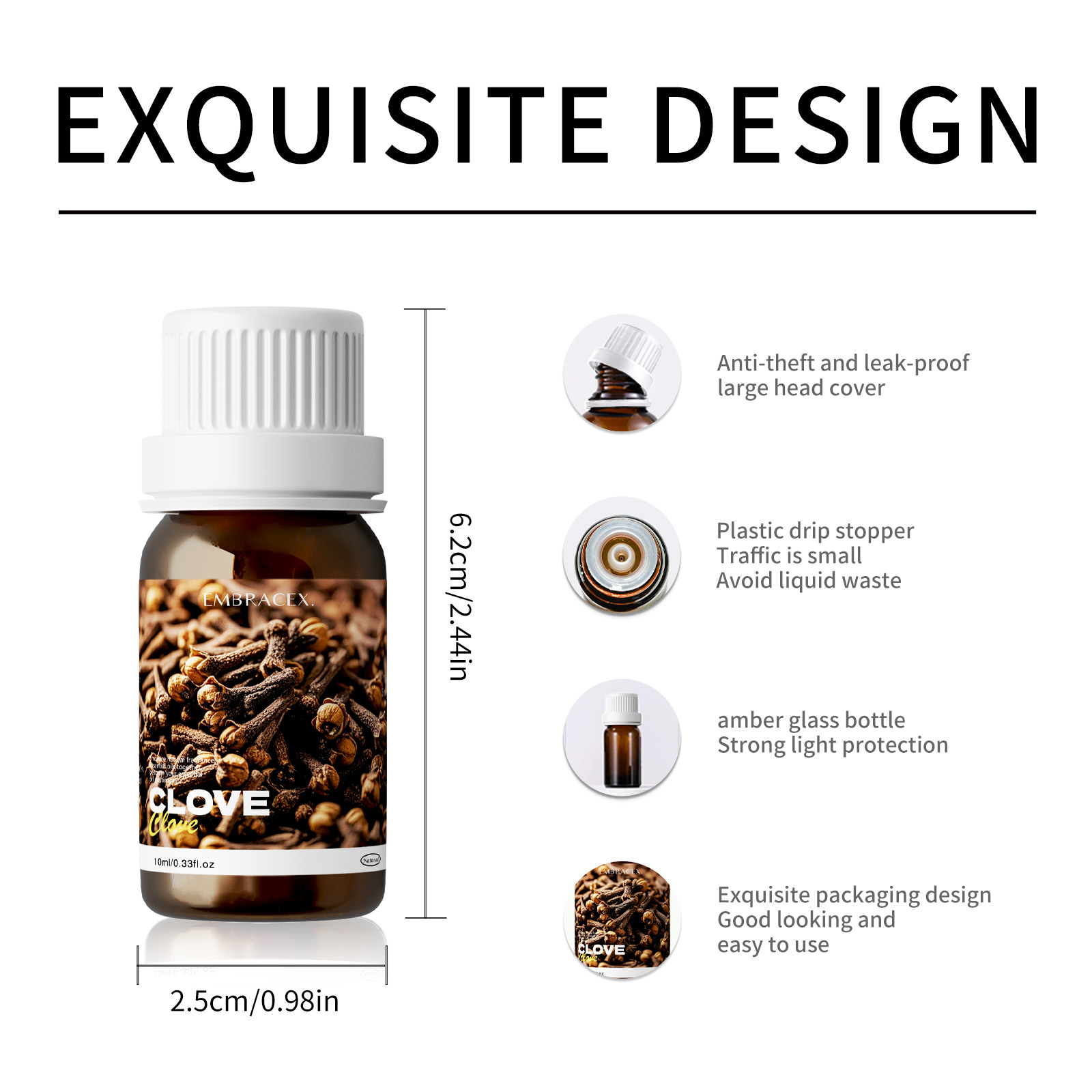 10ml Clove Essential Oil Aroma - Sandalwood Perfume Oil ulasan dan harga