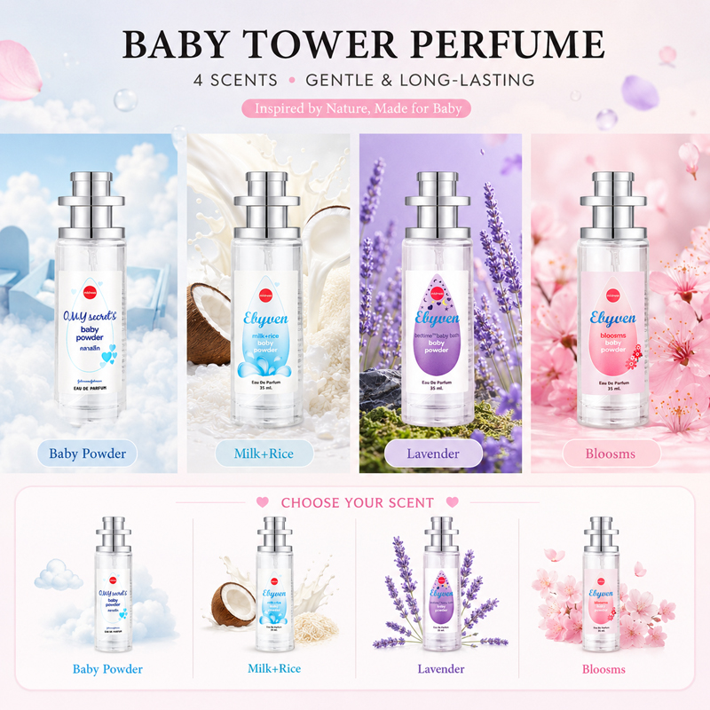 2pcs 35ml Baby Powder Perfume  - Perfume Lavender Fragrance ulasan dan harga