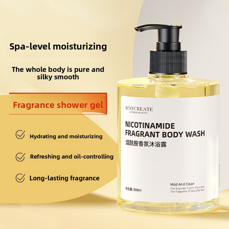 Niacinamide Body Wash Body Moi - Perfume Fragrance Body Lotion ulasan dan harga