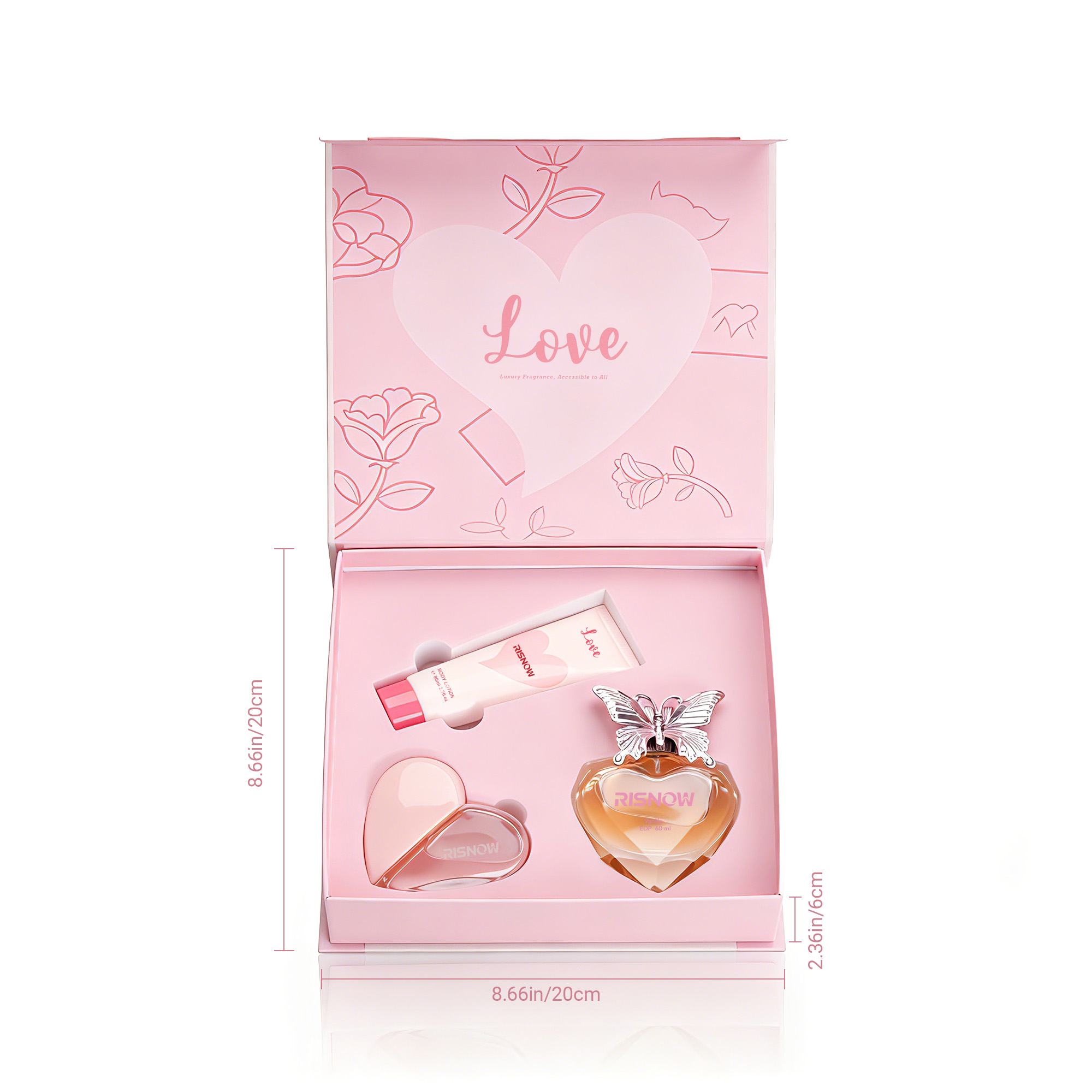 RISNOW Perfume Gift Set for Wo - Perfume Fragrance Body Lotion ulasan dan harga