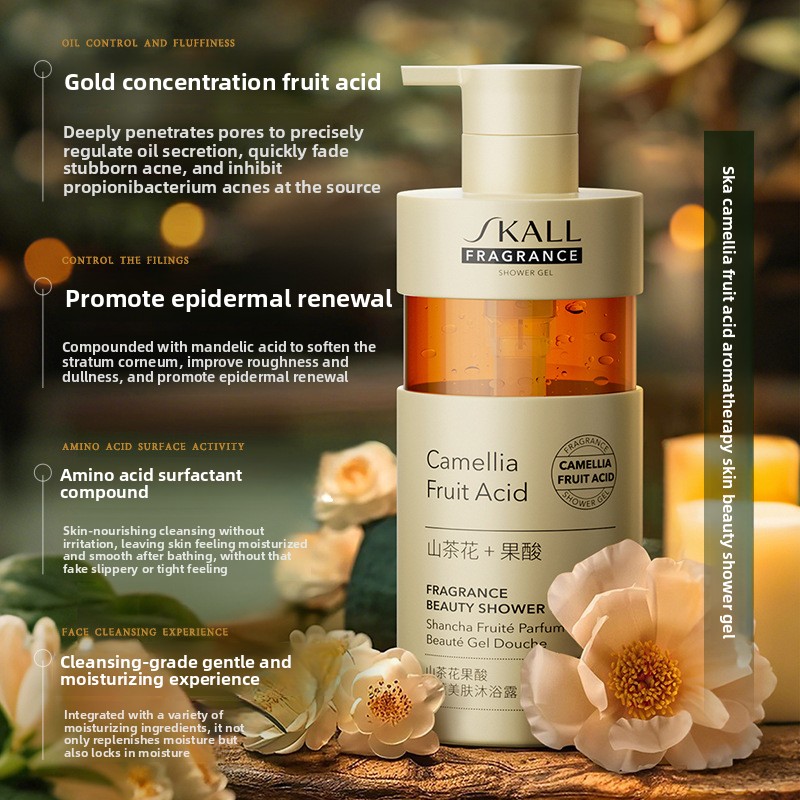 Camellia Fruit Acid Body Wash  - Perfume Fragrance Body Lotion ulasan dan harga